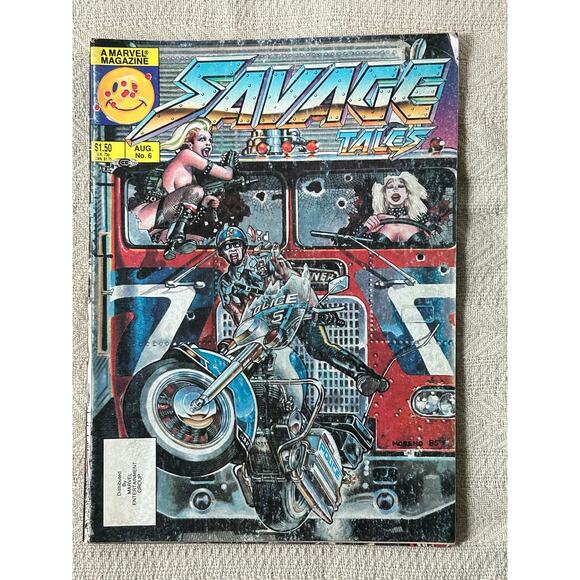 Savage Tales Vol. 2 #5, 6, 7 (1986 Marvel Magazine) Lot of 3 - Picture 4 of 7